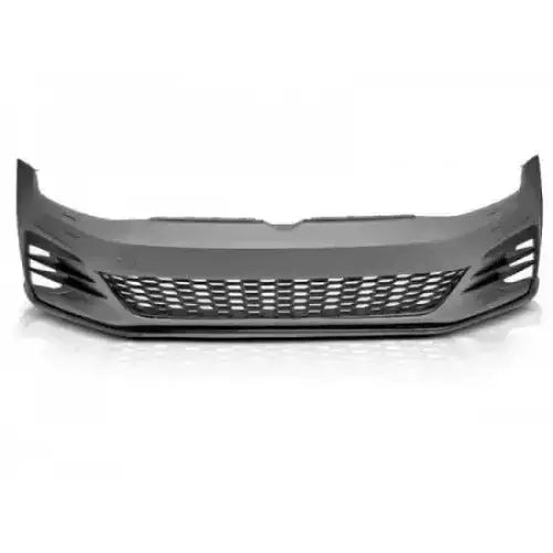 Frontfanger til Vw Golf 7 17-19 GTI Style med bred grill og luftinntak, sett rett forfra.