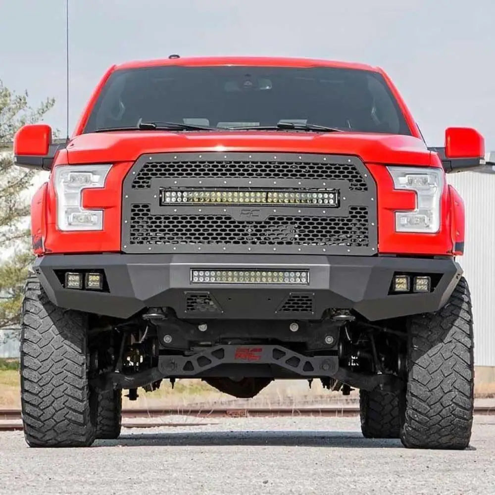 Støtfanger Front Stål med Led-belysning Rough Country 15-17 - Ford F150 15-17