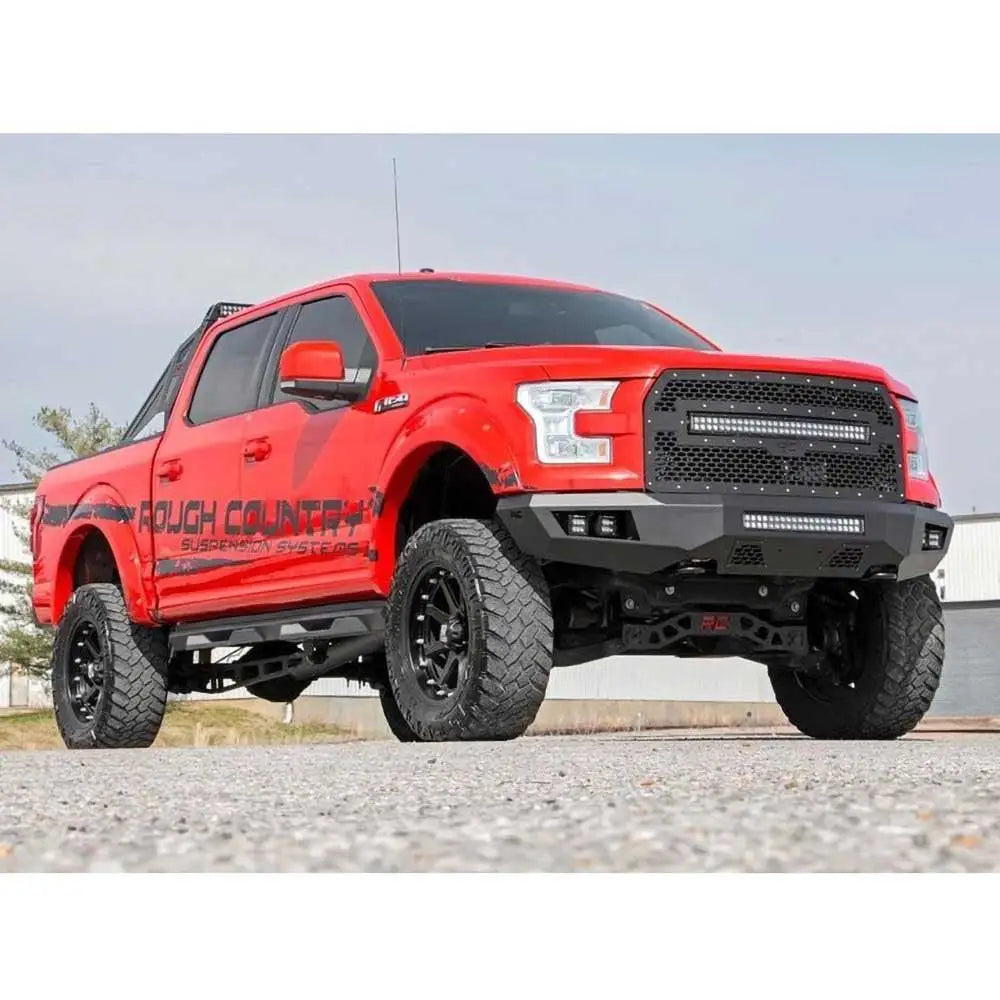 Støtfanger Front Stål med Led-belysning Rough Country 15-17 - Ford F150 15-17