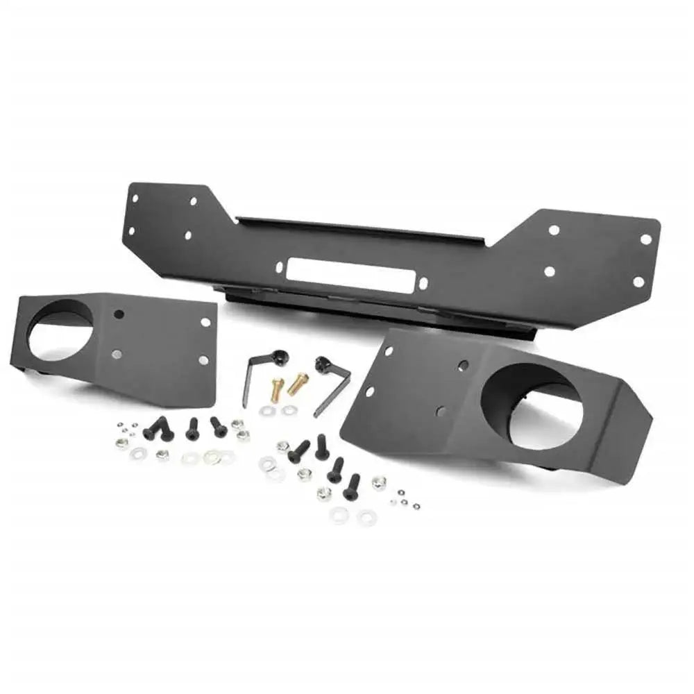 Støtfanger med Vinsjplate og Lyktfesting Stubby Rough Country - Jeep Wrangler Jk 4 d 07-18.
