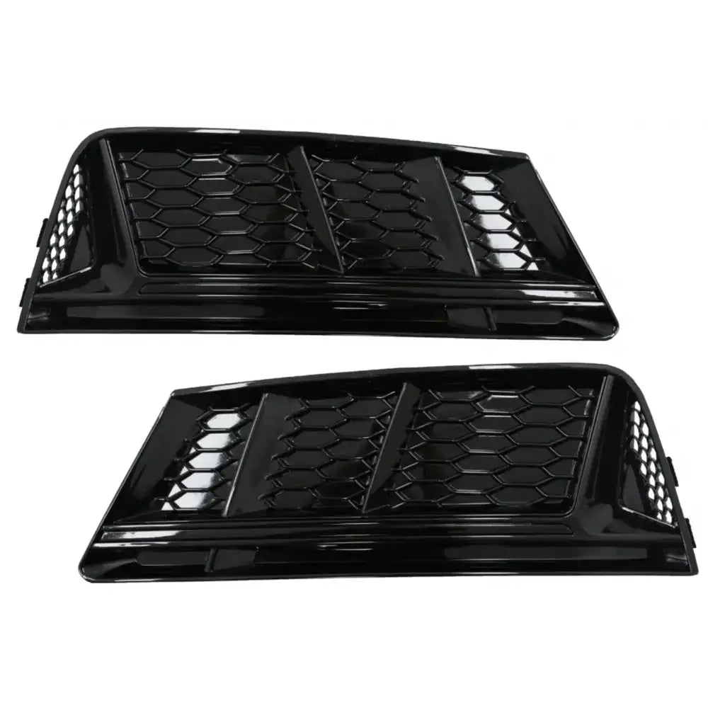 Støtfanger Nedre Griller Audi A4 B9 16-18 Rs4 Design Black Edition