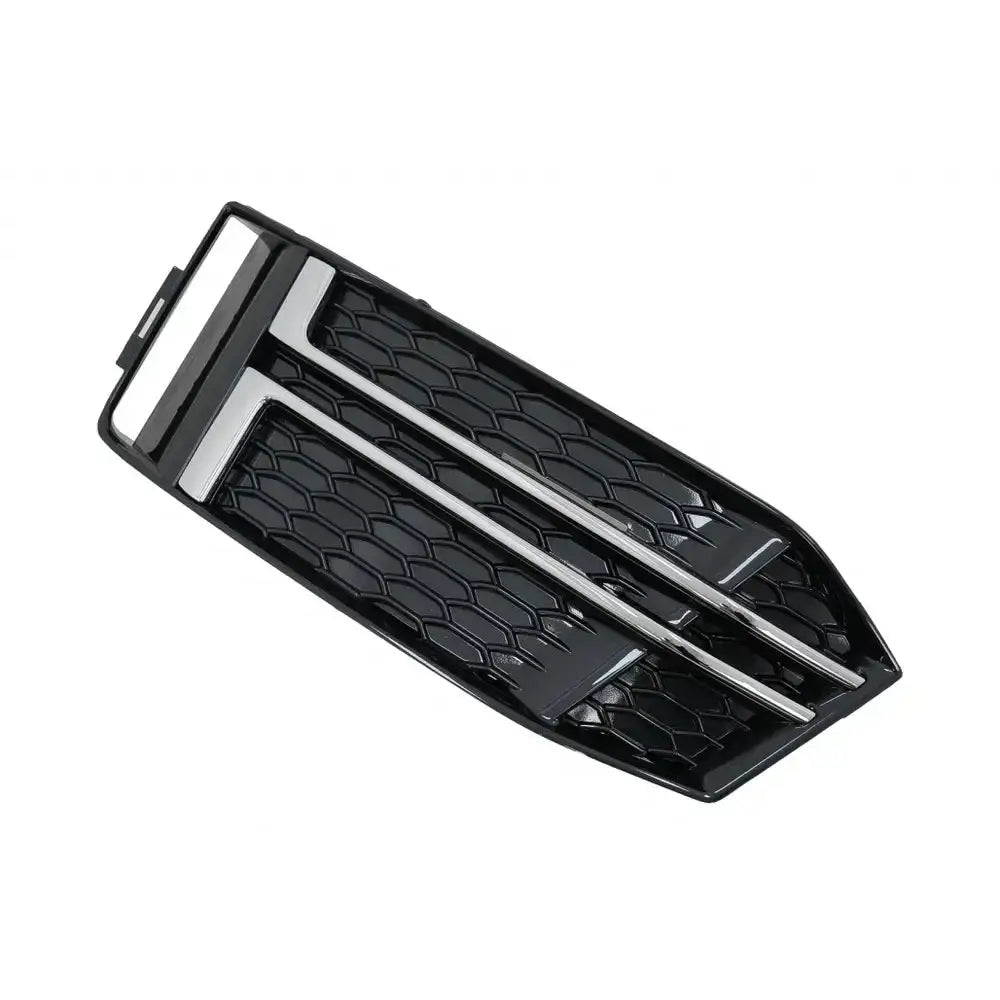 Støtfanger Nedre Griller Audi A4 B9 16-18 S-line Silver Edition