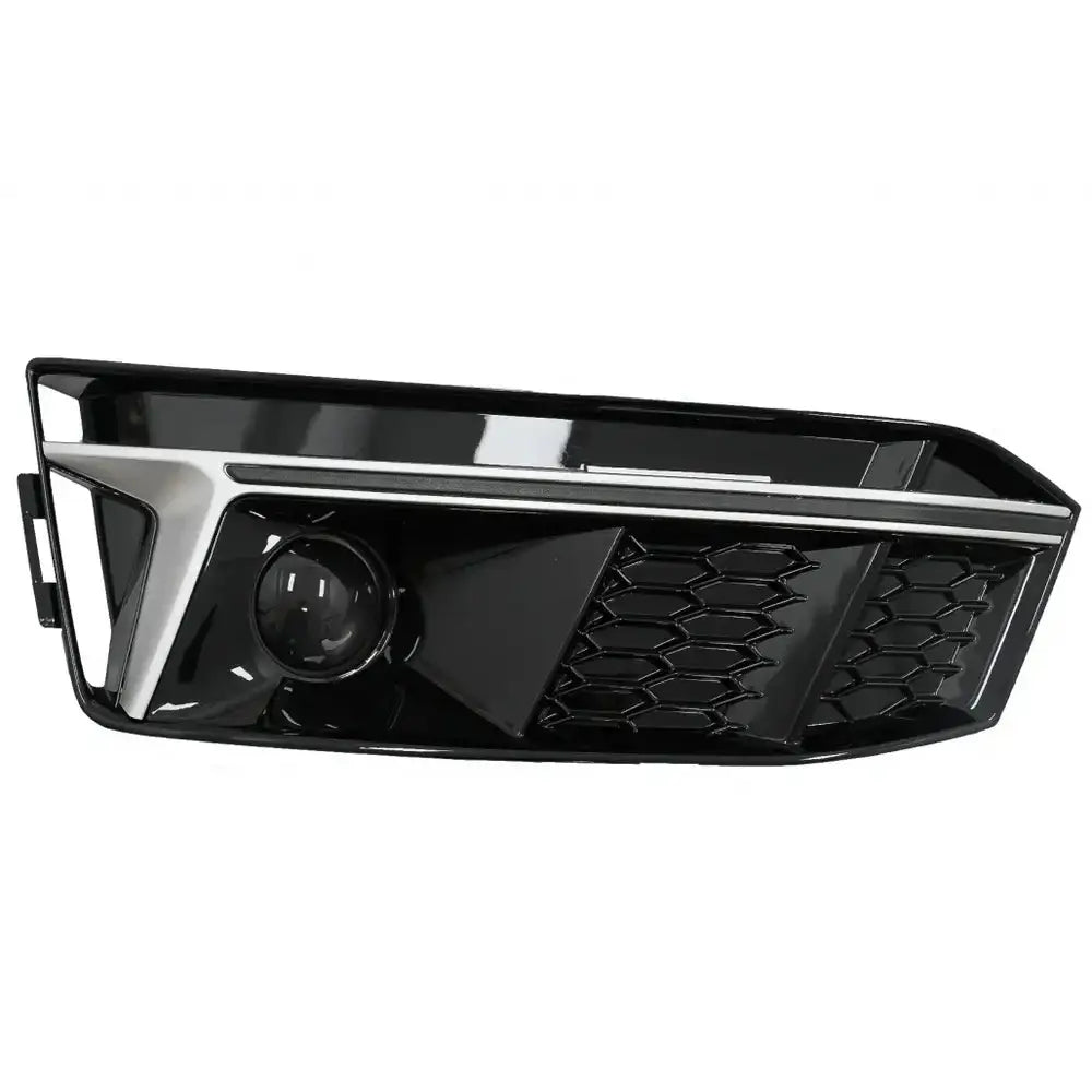 Støtfanger Nedre Griller Audi A4 B9 S-line 16-18 Rs4 Design Silver Edition