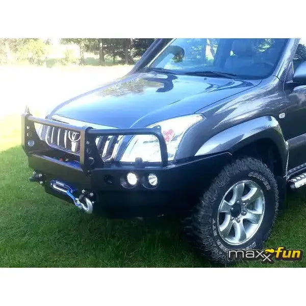Støtfanger Stål Foran Toyota Land Cruiser J120 02-09 - med Bullbar