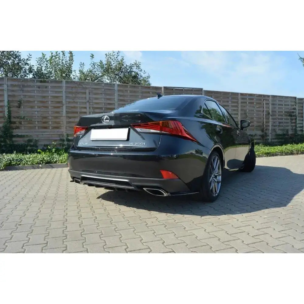 Støtfangerskjørt Valance bak Lexus Is Mk3 Facelift t