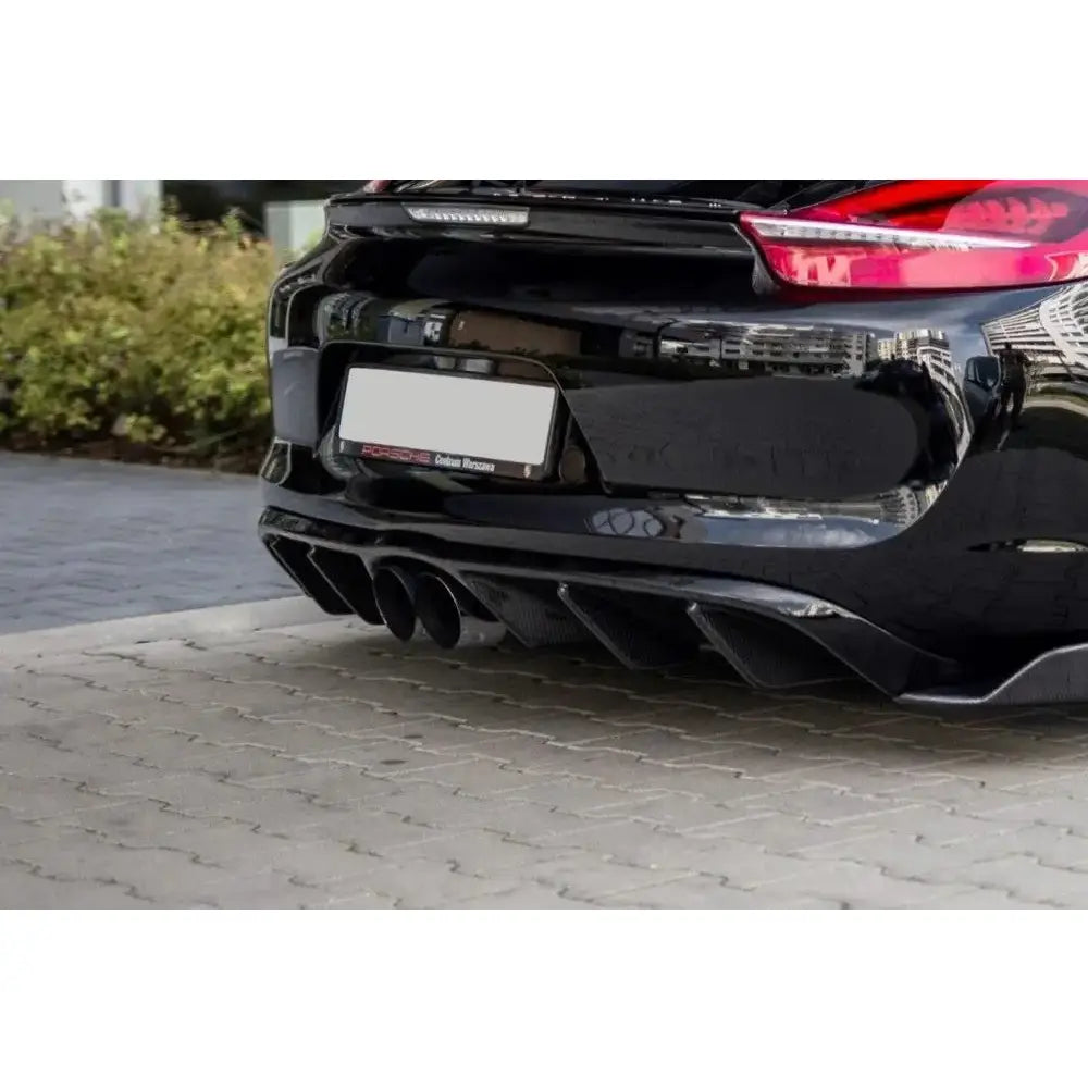 Støtfangerskjørt Valance bak Porsche Cayman Mk2 981c