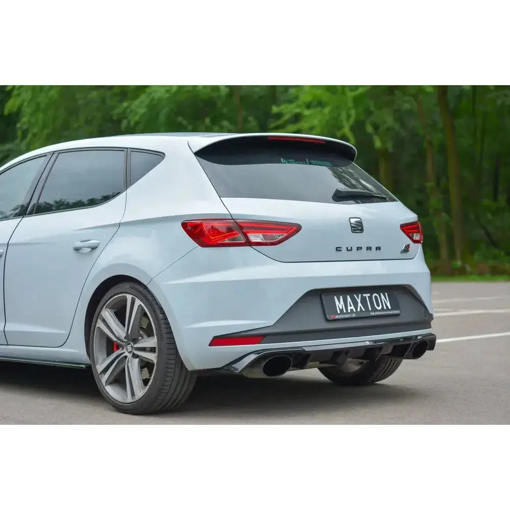 Støtfangerskjørt Valance bak Seat Leon Iii Cupra
