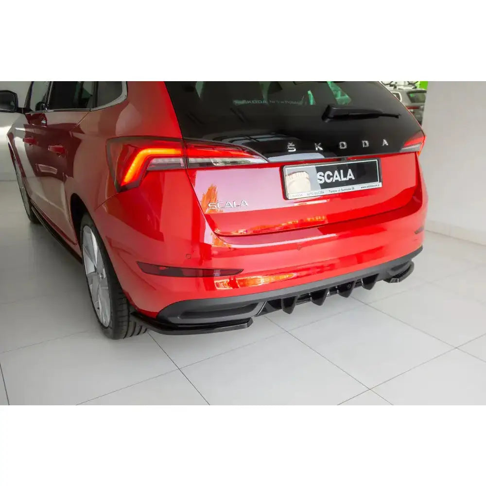 Støtfangerskjørt Valance bak Skoda Scala