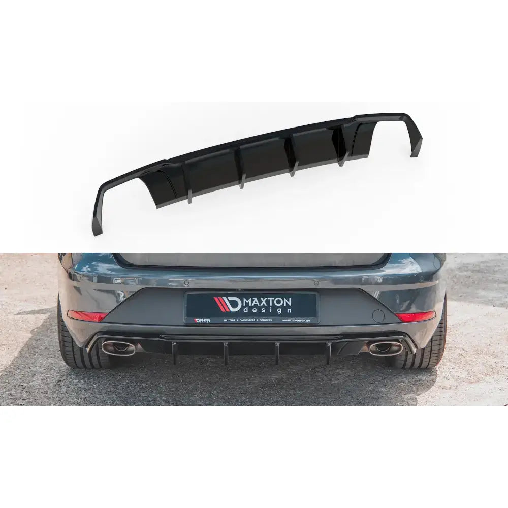 Støtfangerskjørt Valance bak V.2 Seat Leon Cupra St Mk3 Fl