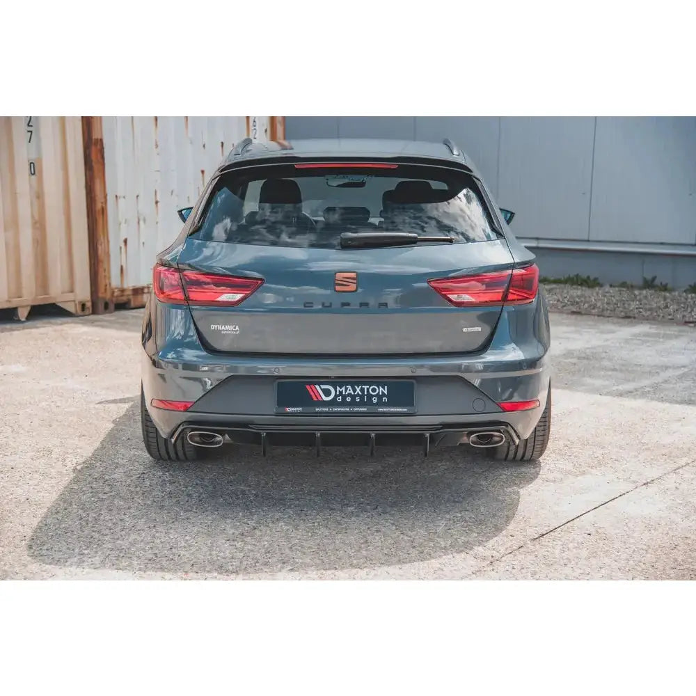 Støtfangerskjørt Valance bak V.2 Seat Leon Cupra St Mk3 Fl