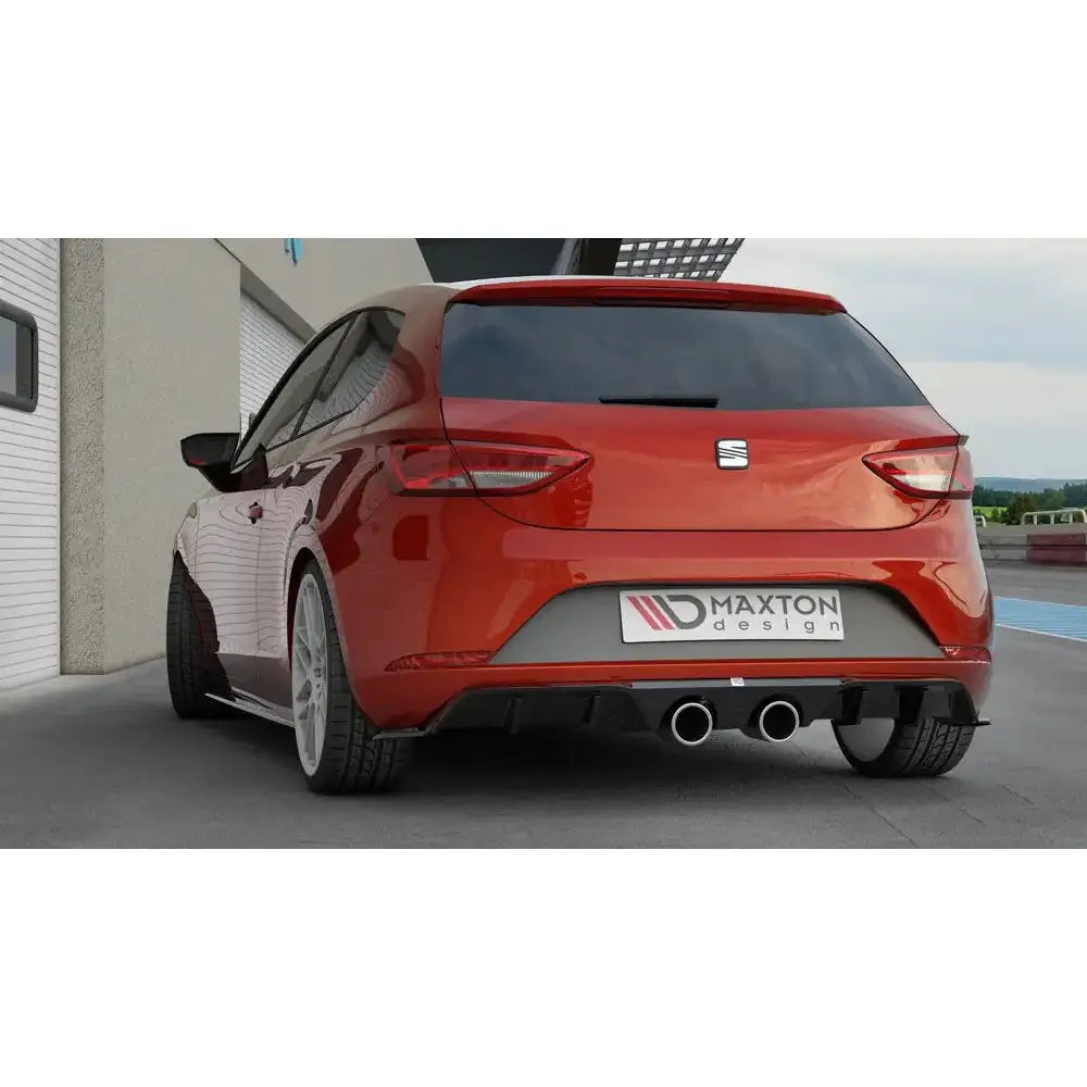 Støtfangerskjørt Valance bak V.2 Seat Leon Mk3 Cupra Facelift
