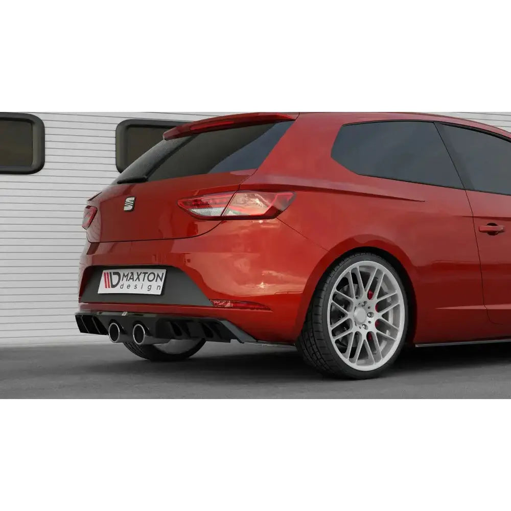 Støtfangerskjørt Valance bak V.2 Seat Leon Mk3 Cupra Facelift
