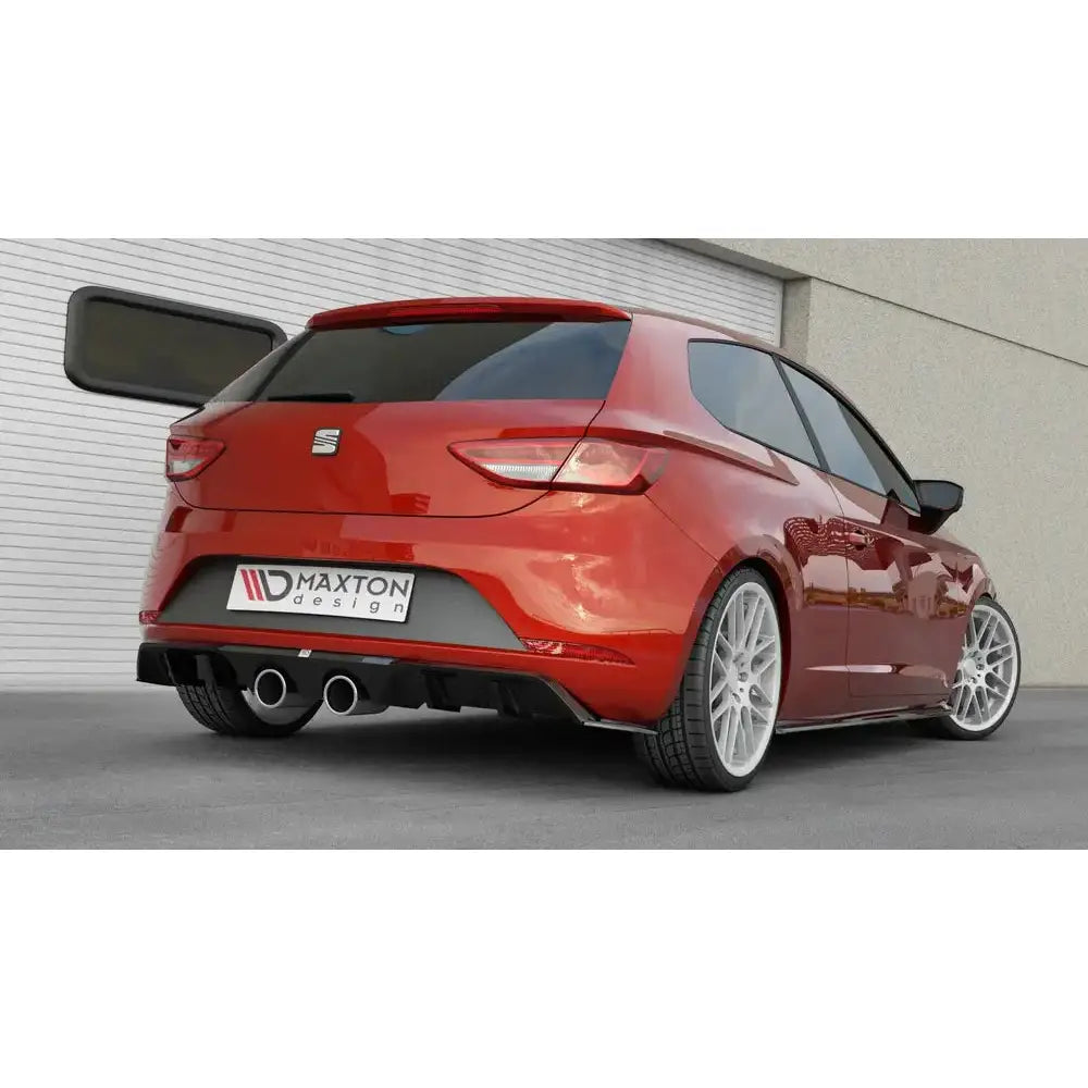 Støtfangerskjørt Valance bak V.2 Seat Leon Mk3 Cupra Facelift
