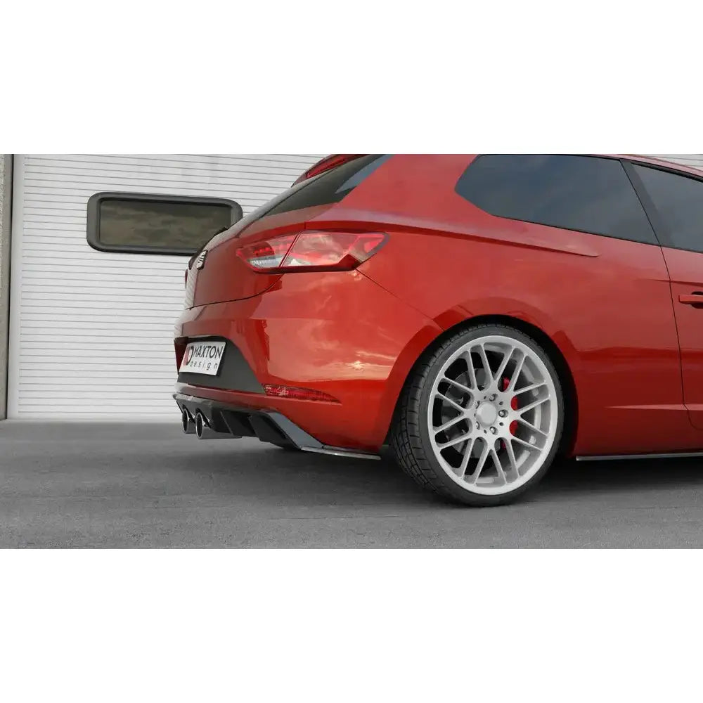 Støtfangerskjørt Valance bak V.2 Seat Leon Mk3 Cupra Facelift