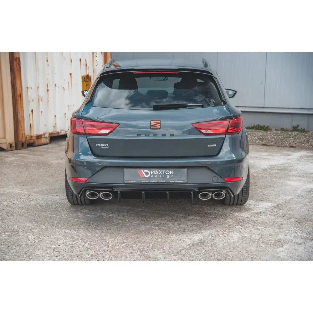 Støtfangerskjørt Valance bak V.3 Seat Leon Cupra St Mk3 Fl