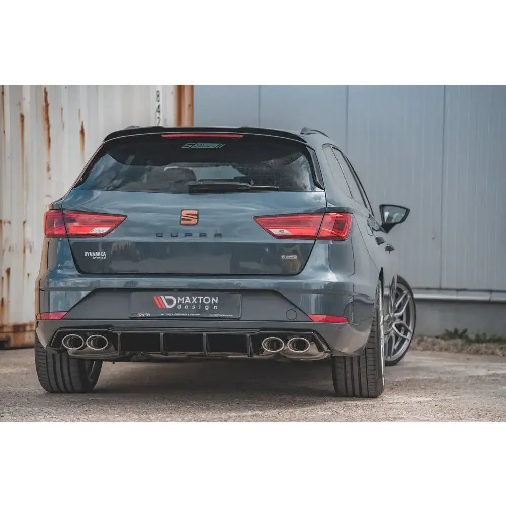 Støtfangerskjørt Valance bak V.3 Seat Leon Cupra St Mk3 Fl