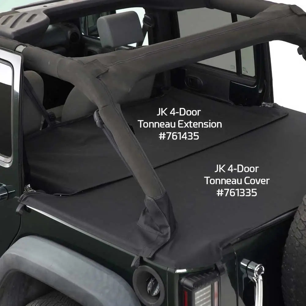 Svart Diamant Baksetetrekk til Jeep Wrangler Jk 4 d 07-18