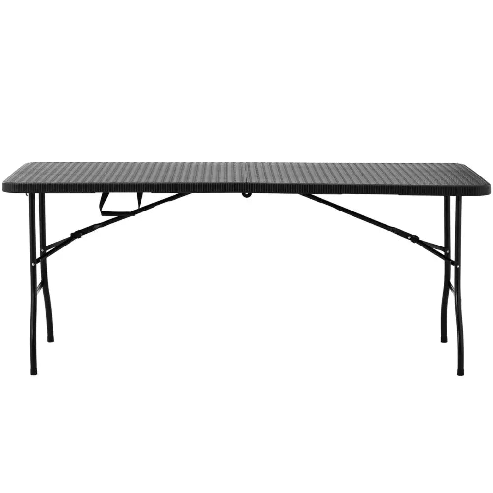 Svart Sammenleggbar Catering Hagebord Opptil 150 Kg