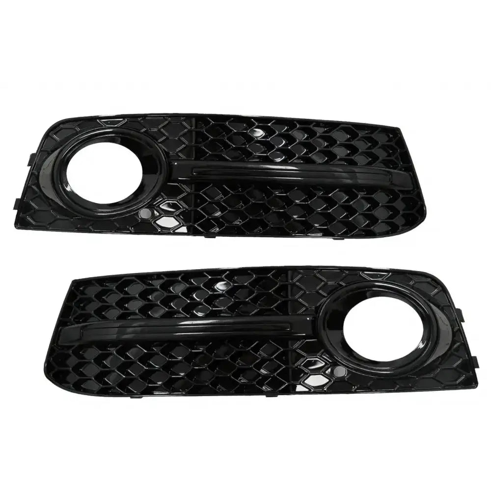 Tåkelys Deksel Grill Audi A4 B8 8k (2007-2011) S4 Design Black Edition