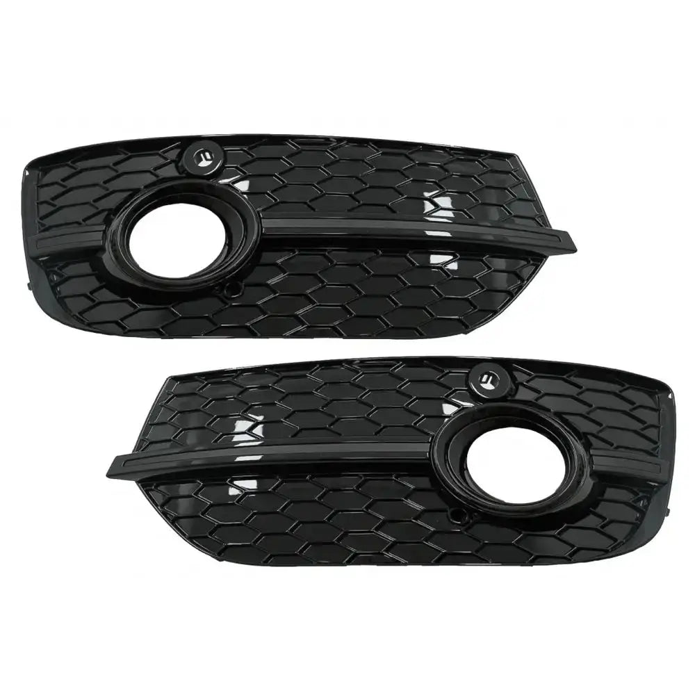 Tåkelys Deksel Griller Audi Q3 8u 11-14 Rs Design Piano Black