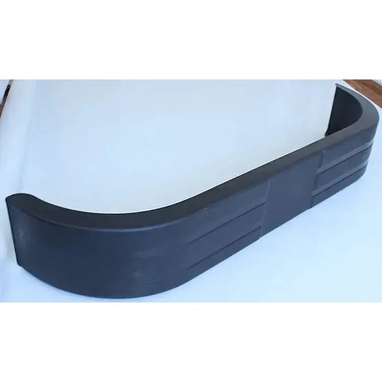 Tandemskjerm for tilhenger 13", sett ovenfra med strukturert svart plast og avrundede hjørner mot lys bakgrunn.