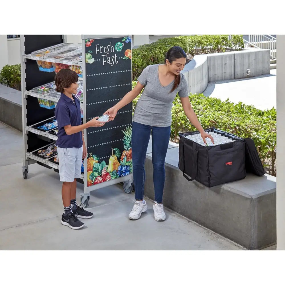 Termisk Leveringspose for Transport av Pizza Lunchboks 53.5 x 35.5 x 35.5 Cm