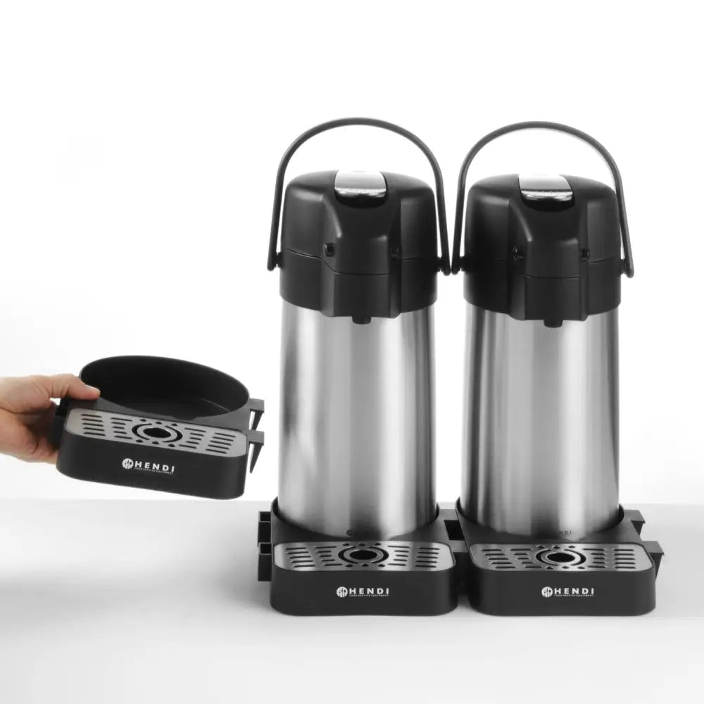 Termos Kantine i Stål med Pumpe for Varme Drikker 3l - Hendi 445877