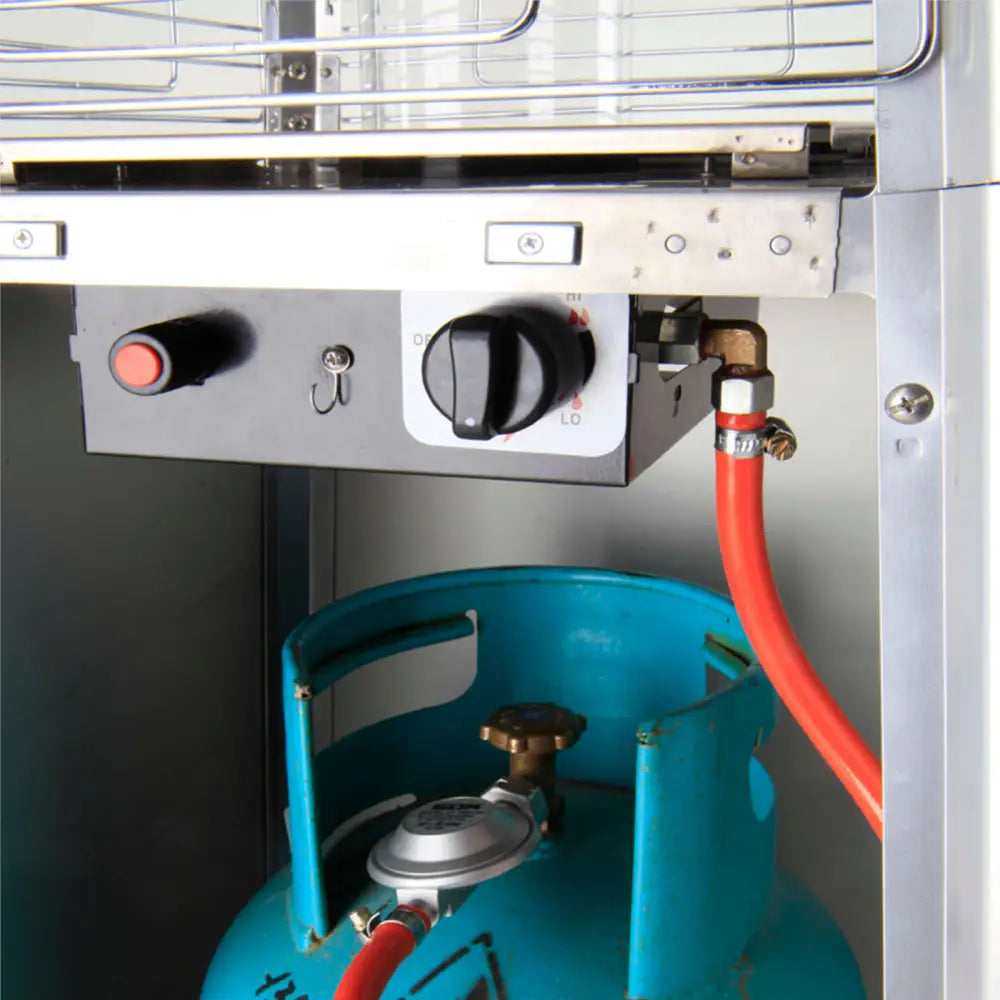 Terrassevarmer Propan Gasspyd Rustfritt Stål Utendørs