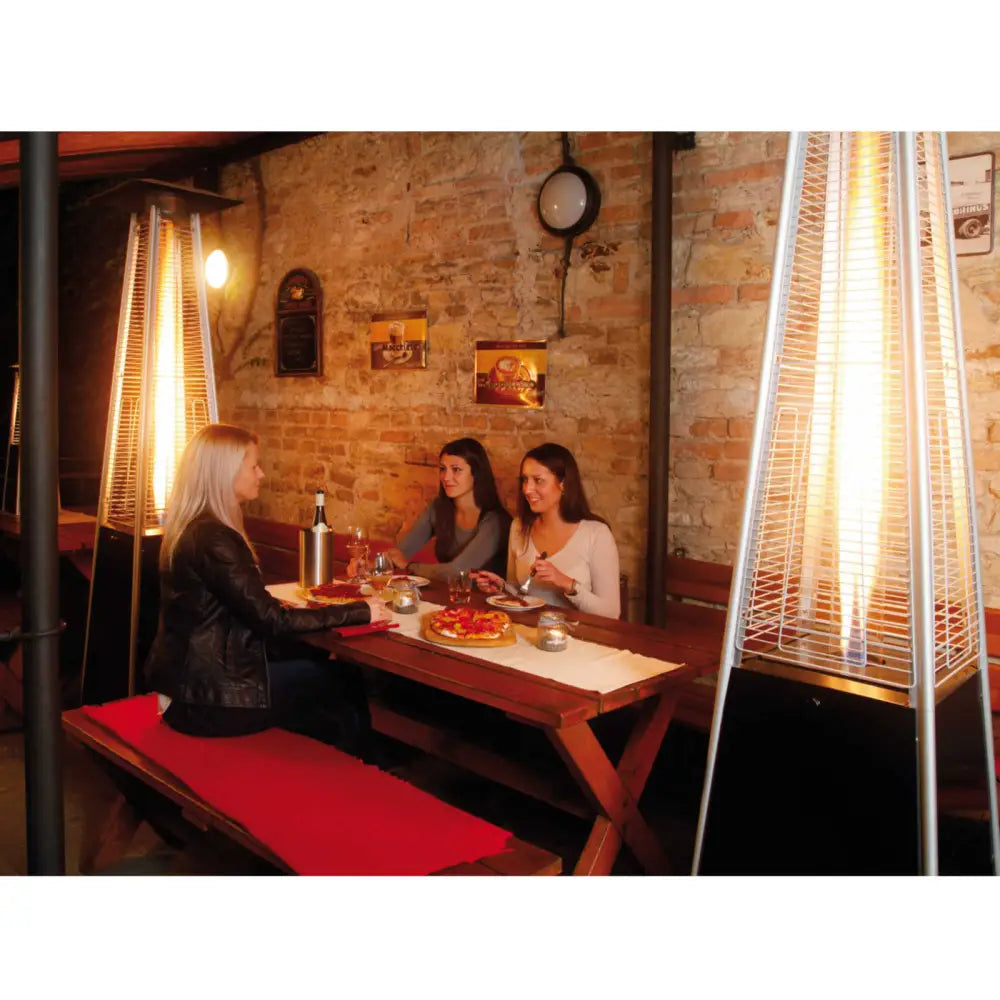 Terrassevarmer Propan Gasspyd Rustfritt Stål Utendørs