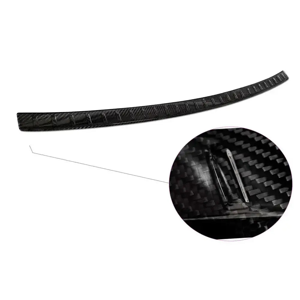 Lastebeskytter Audi A6 C7 Allroad 12-18 Karbonfiber Svart