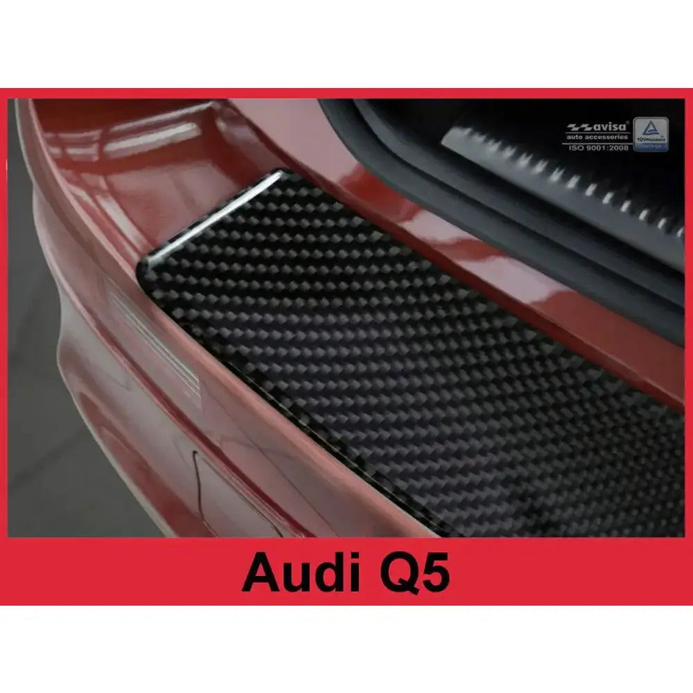 Lastebeskytter Audi Q5 08-16 Karbonfiber 3d Svart