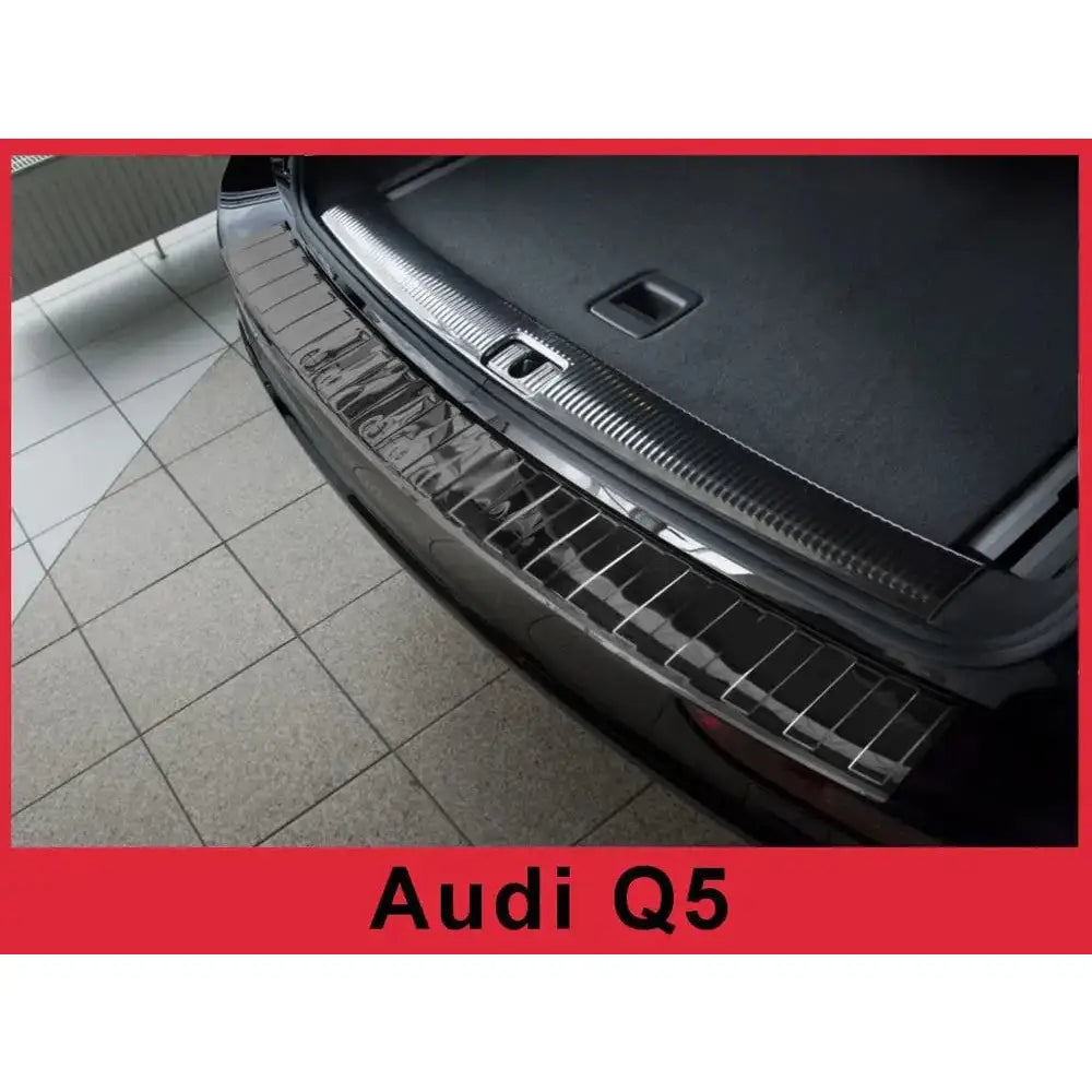 Lastebeskytter Audi Q5 08-16 Stål Svart Speil