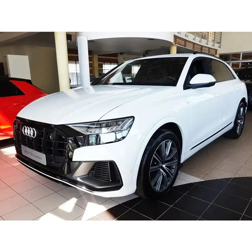 Lastebeskytter Audi Q8 18 - Stål Sølv Speil