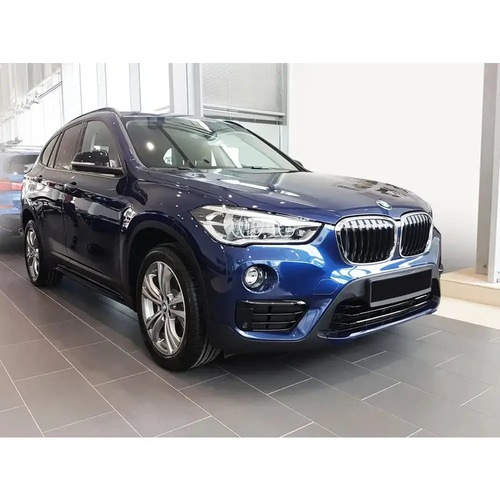 Lastebeskytter Bmw X1 F48 15- Stål Sølv Speil