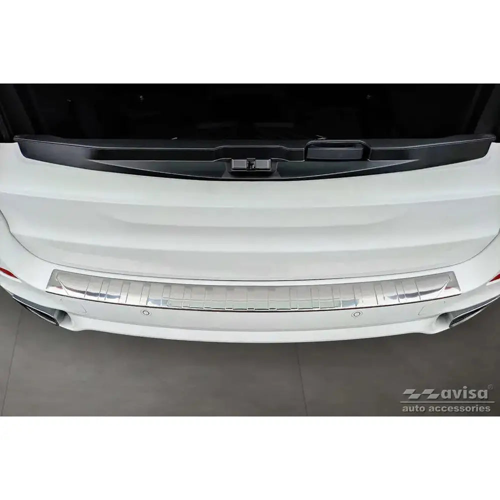 Lastebeskytter Bmw X5 Iii F15 M-pakiet 13-18 Stål Sølv Sateng