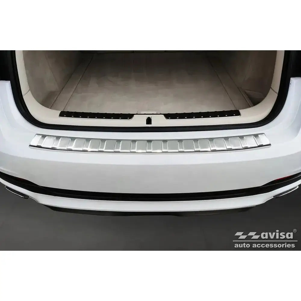 Lastebeskytter Bmw X6 Ii F16 14-19 - Design Stål Sølv Sateng