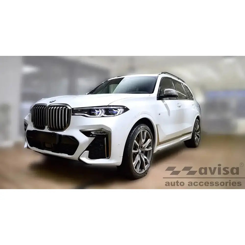 Lastebeskytter Bmw X7 G07 M-pakiet 18- Stål Svart Speil