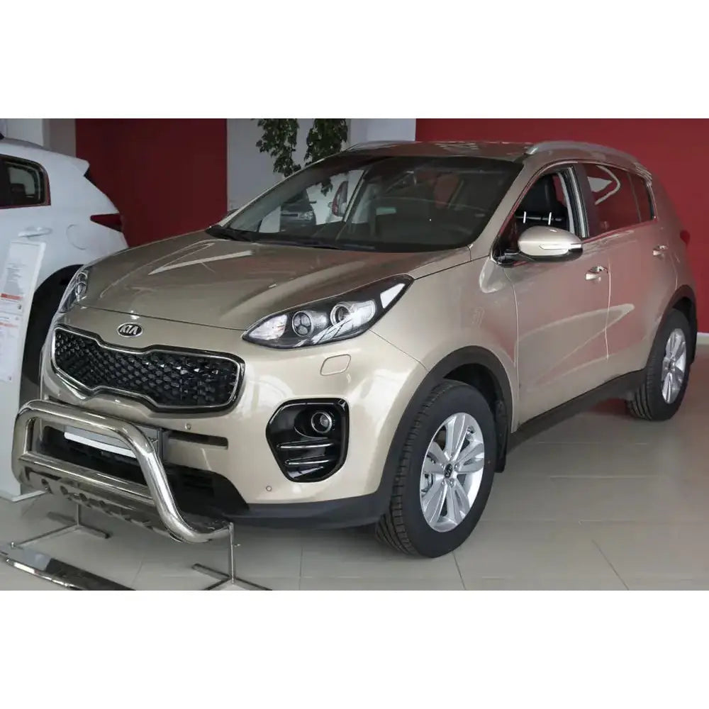 Lastebeskytter Kia Sportage Iv 16- Stål Sølv Sateng