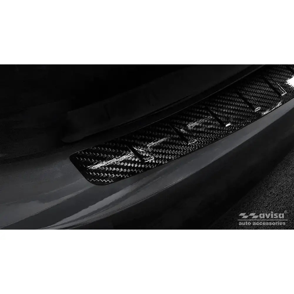 Lastebeskytter Mercedes c Class Iv 14-21 Karbonfiber Svart