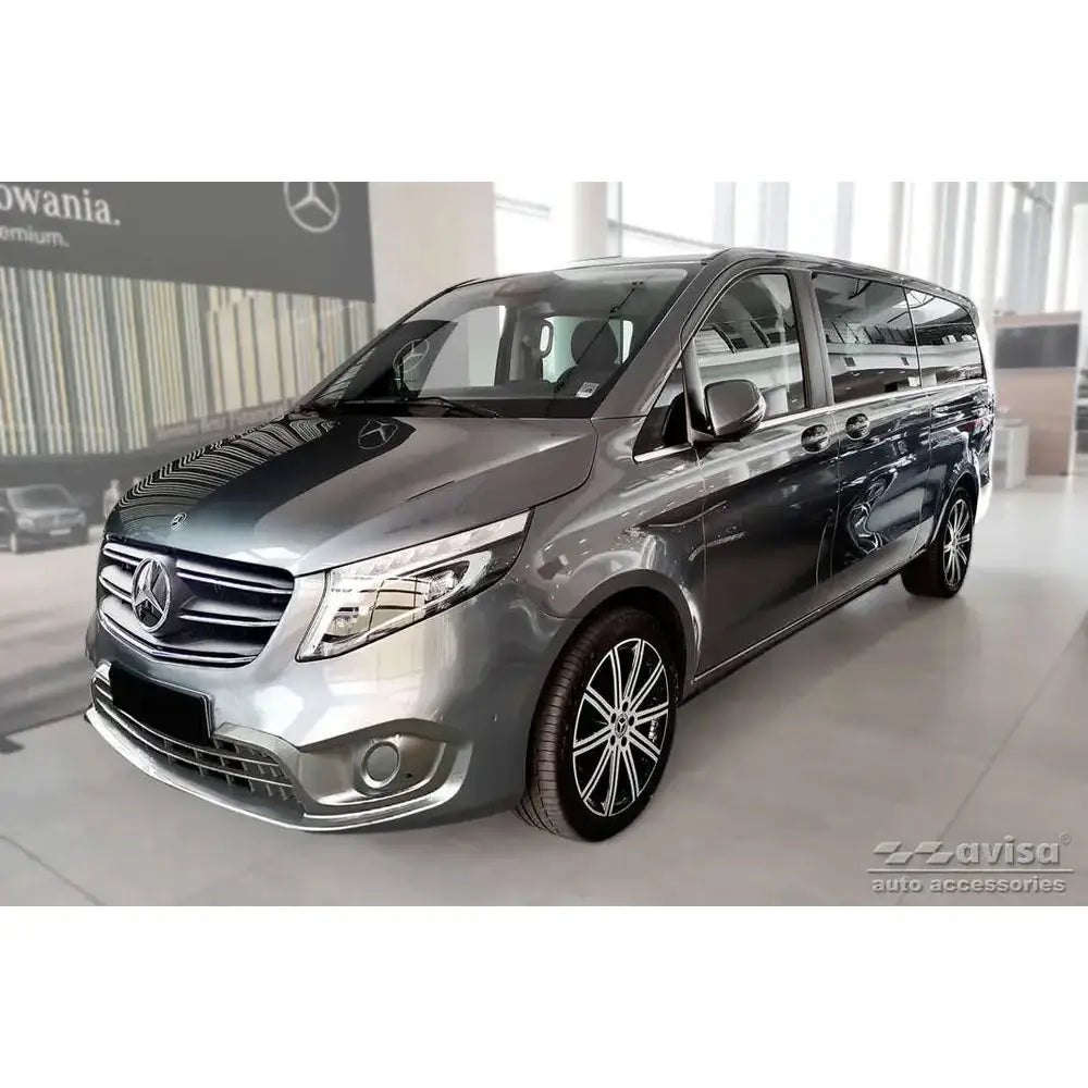 Lastebeskytter Mercedes v 14- Stål Svart