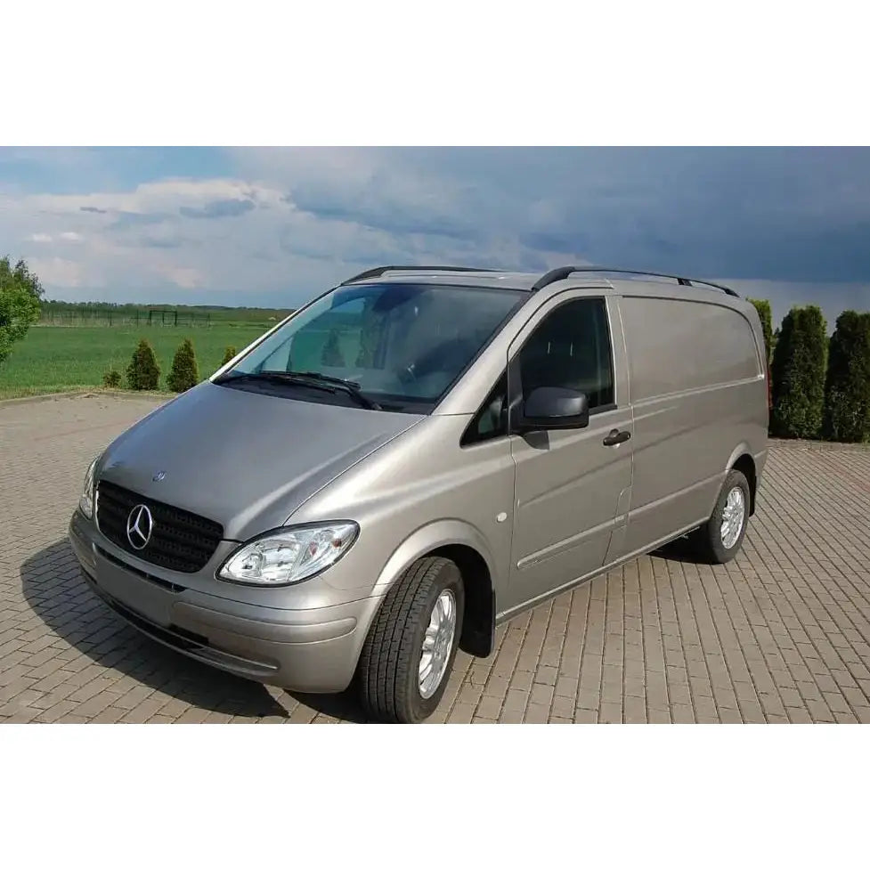 Lastebeskytter Mercedes W639 Vito / Viano 03-14 Stål Sølv Speil