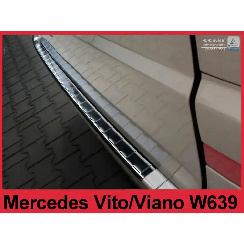Lastebeskytter Mercedes W639 Vito / Viano 03-14 Stål Svart