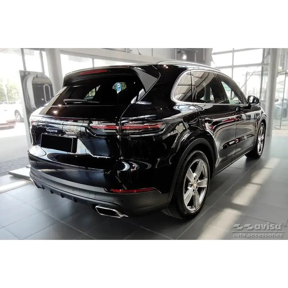 Lastebeskytter Porsche Cayenne Iii 17- P0536 Stål Svart Speil