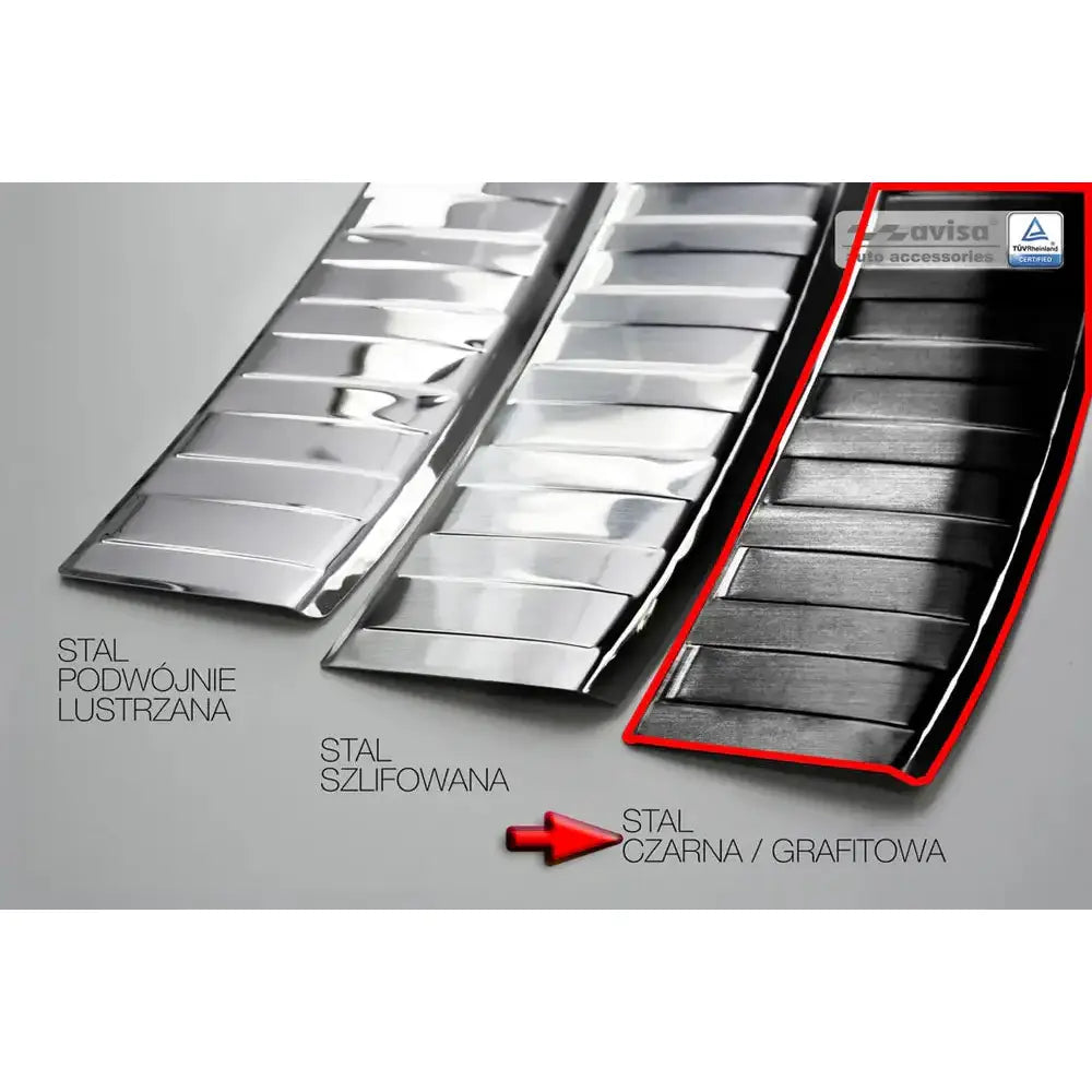 Lastebeskytter Porsche Macan 13- Stål Svart