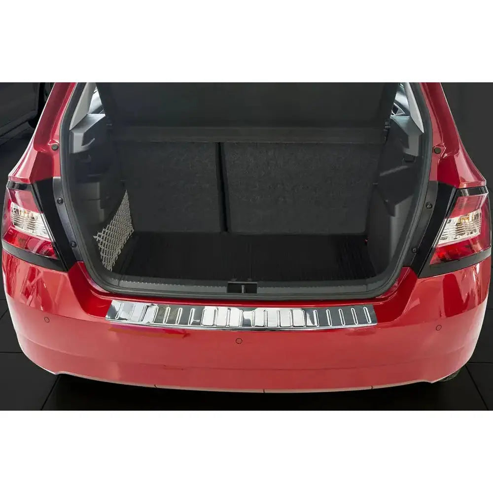 Lastebeskytter Skoda Fabia Iii Hatchback 14-18 Stål Sølv Sateng