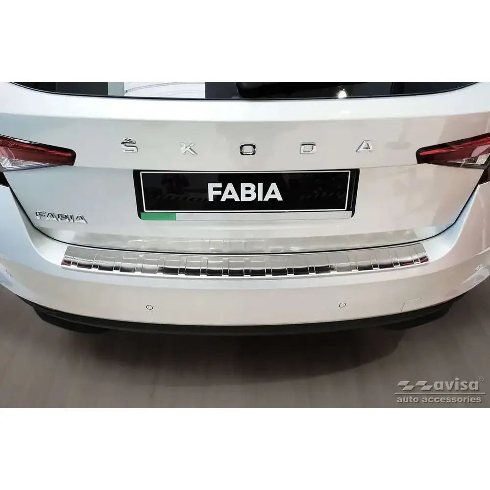 Lastebeskytter Skoda Fabia Iv Hatchback 21- Stål Sølv Sateng
