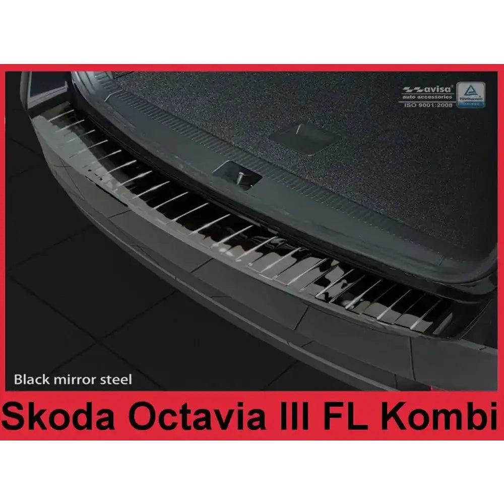 Lastebeskytter Skoda Octavia Iii Combi 16-19 Stål Svart Speil