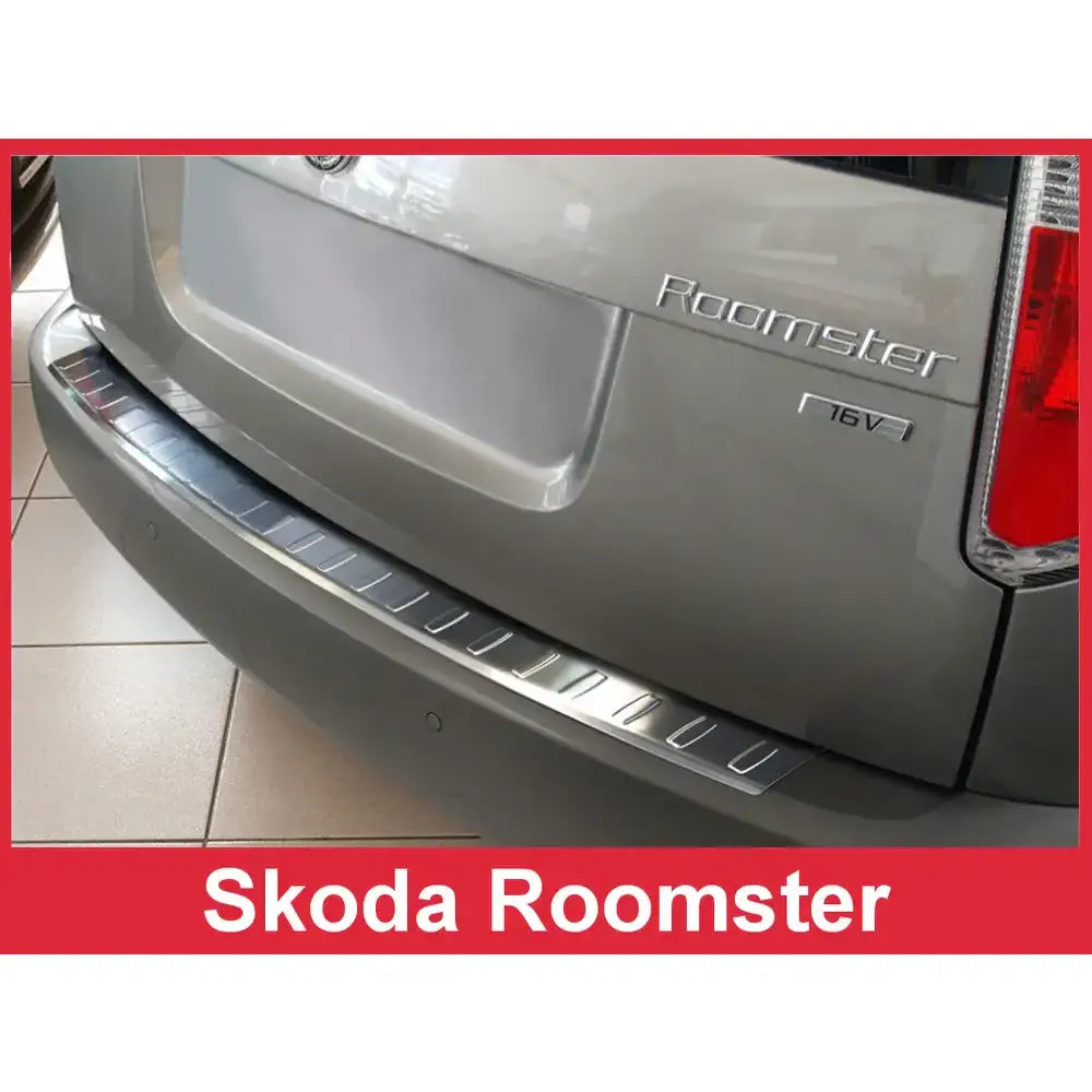 Lastebeskytter Skoda Roomster 06-12 Stål Sølv Sateng