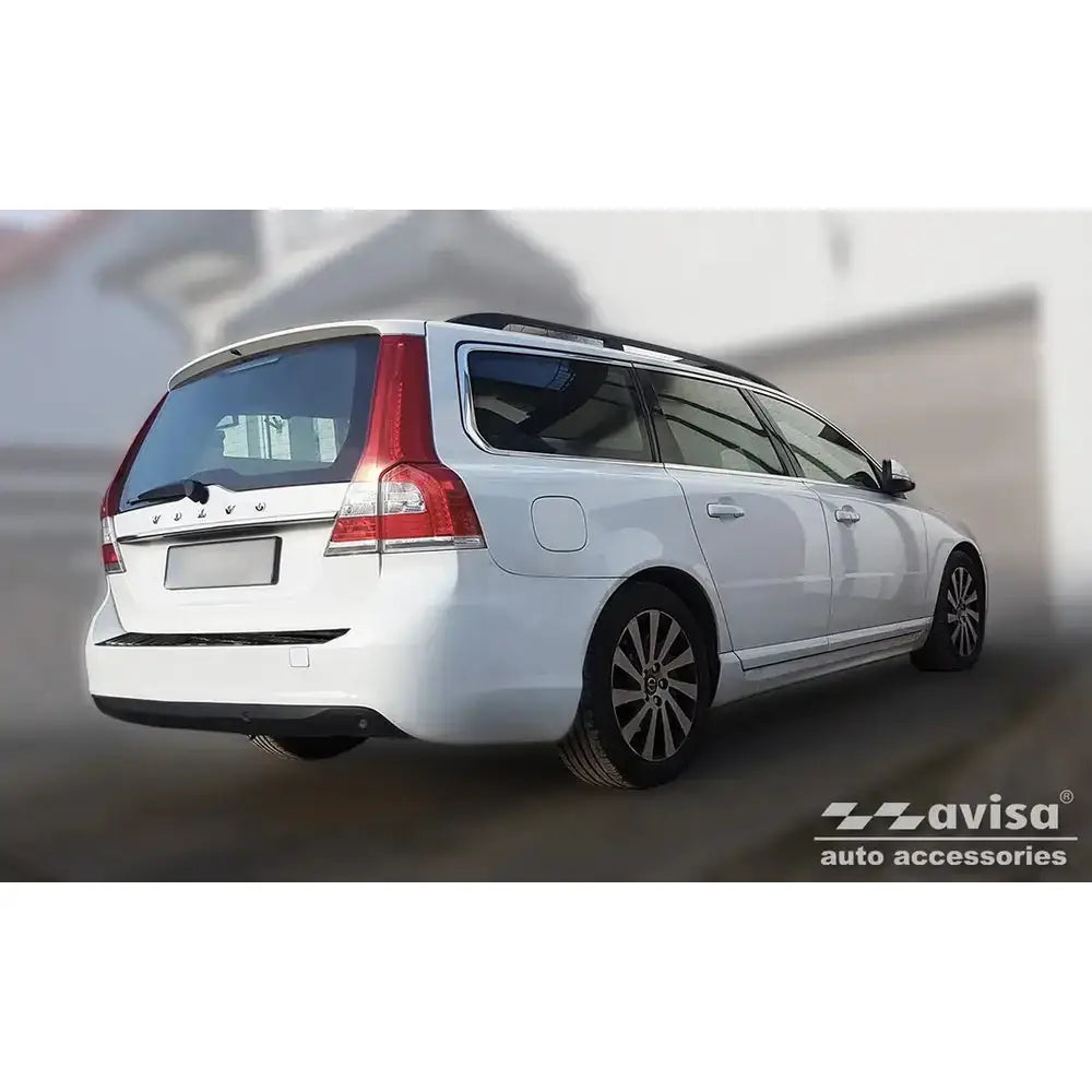 Lastebeskytter Volvo V70 Iii 14-16 Stål Svart Speil