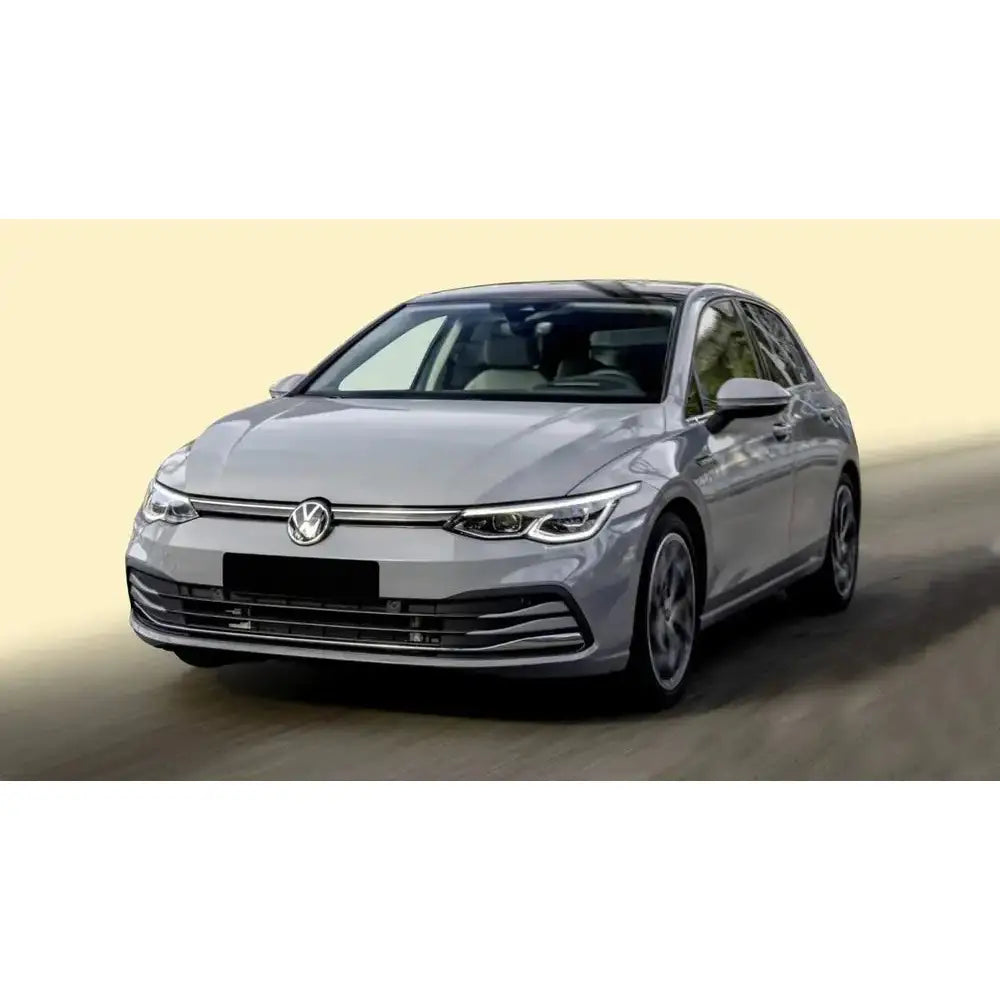 Lastebeskytter Vw Golf Viii Hatchback 5d 19- Stål Sølv Sateng